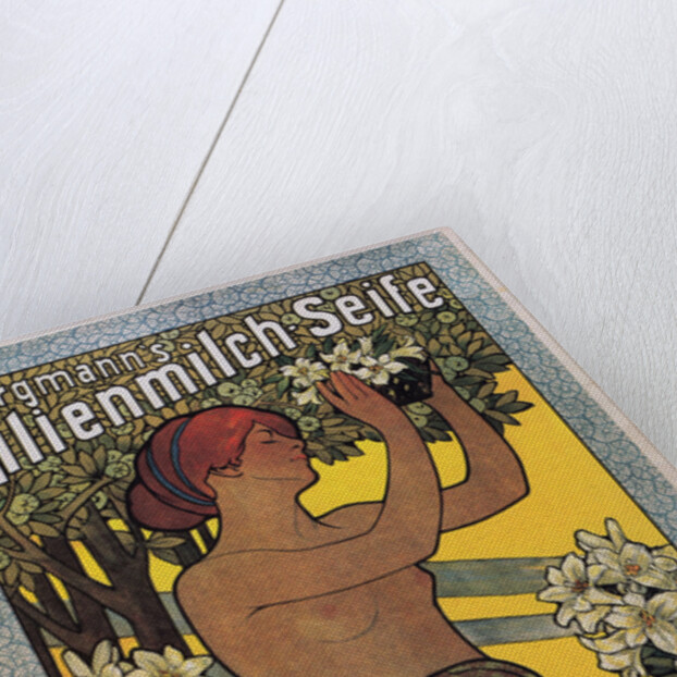 Bergmanns Lilienmilch Soap, 1896 by Johannes Joseph Vincenz Cissarz
