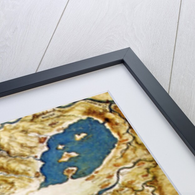 Topographic View of the Countryside around the Plain of Arezzo and the Val di Chiana, Early16th cen by Leonardo da Vinci