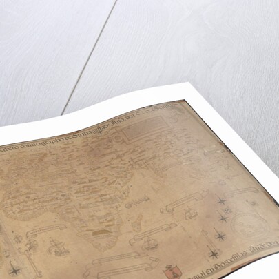 World Map (Propoganda), 1529 by Diogo Ribeiro