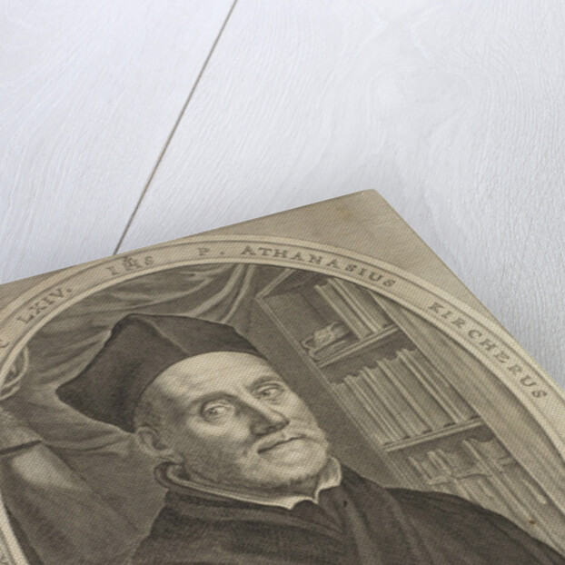 Portrait of Athanasius Kircher, 1664 by Cornelis Abrahamsz. Bloemaert II