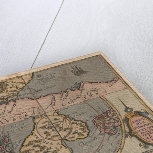 Chica sive Patagonica et Australis Terra (From Geographisches Handtbuch), 1600 by Matthias Quad