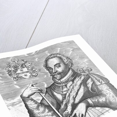 Portrait of Sir Francis Drake. (Frontispiece from The World Encompassed), 1628 by Anonymous