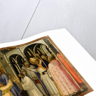 Saint Hugh of Lincoln Exorcises a Man Possessed by the Devil, 1404-1407 by Gherardo Starnina