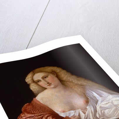 Portrait of a Woman (Portrait of a Courtesan), 1520 by Jacopo Palma il Vecchio the Elder