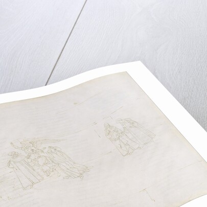 Illustration to the Divine Comedy by Dante Alighieri (Purgatorio 17), 1480-1490 by Sandro Botticelli