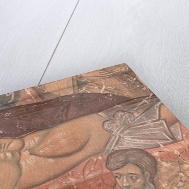 The Entombment of Christ, ca 1380 by Ancient Russian frescos