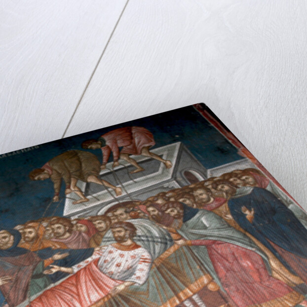 The Healing the paralytic at Capernaum, ca 1350 by Anonymous