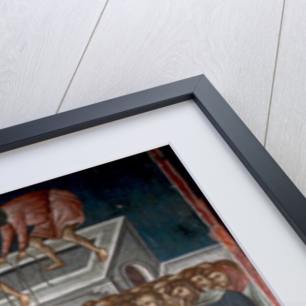 The Healing the paralytic at Capernaum, ca 1350 by Anonymous