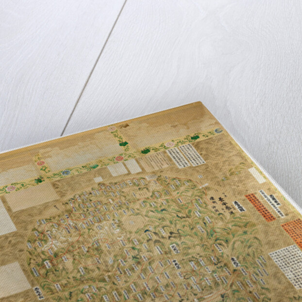 Buddhist map of the world, Early 18th cen by Anonymous master