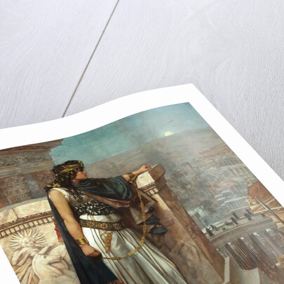 Zenobias last look on Palmyra, 1888 by Herbert Gustave Schmalz