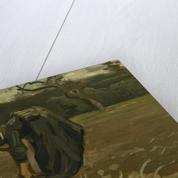 Peasant woman, harvesting potatoes, 1885 by Vincent van Gogh