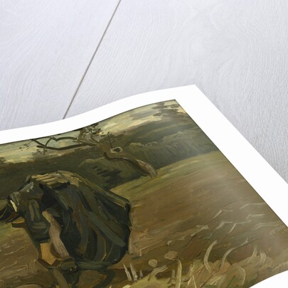 Peasant woman, harvesting potatoes, 1885 by Vincent van Gogh