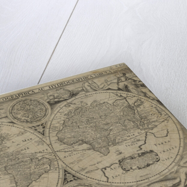 Nova totius terrarum orbis geographica ac hydrographica tabula (Map of the world), 1631 by Jodocus Hondius