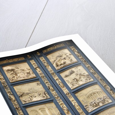 The Gates of Paradise in the Florence Baptistry (Copy), 1425-1452 by Lorenzo Ghiberti