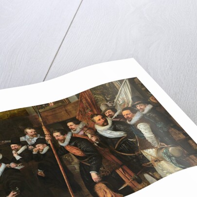 Reception of the civic guard at the Saint Sebastian range by the municipality of The Hague, 1618 by Jan Anthonisz van Ravesteyn