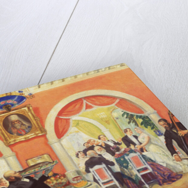 The Wedding Feast, 1917 by Boris Michaylovich Kustodiev