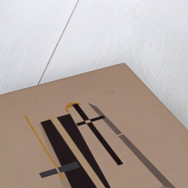 Coffin-makers. Figurine for the opera Victory over the sun by A. Kruchenykh, 1920-1921 by El Lissitzky