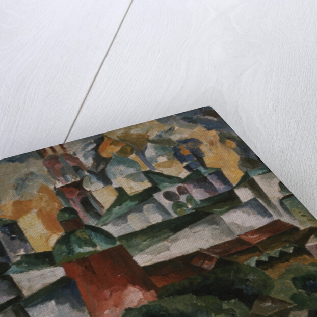 Landscape with the Trinity-Sergius-Monastery, 1920 by Aristarkh Vasilyevich Lentulov