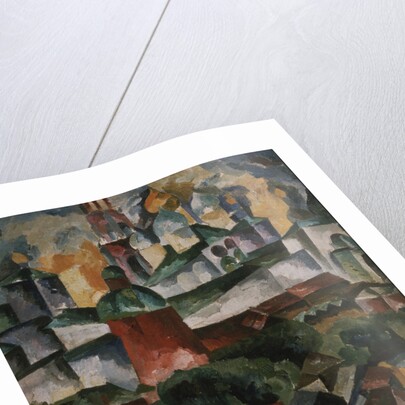 Landscape with the Trinity-Sergius-Monastery, 1920 by Aristarkh Vasilyevich Lentulov