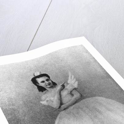 Anna Sobeshchanskaya as Odette in the Ballet Swan Lake, Moscow, 1877 by Anonymous