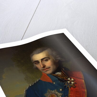 Portrait of the General-aide-de-camp Count Pyotr Tolstoy by Vladimir Lukich Borovikovsky