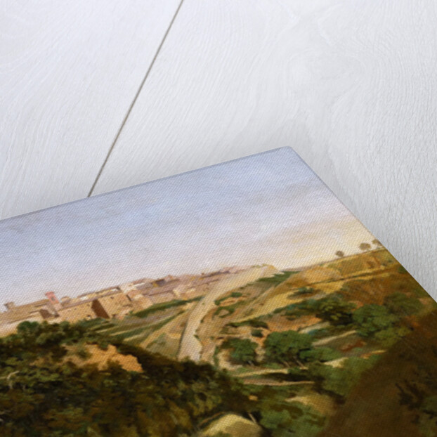 Volterra by Jean-Baptiste Camille Corot