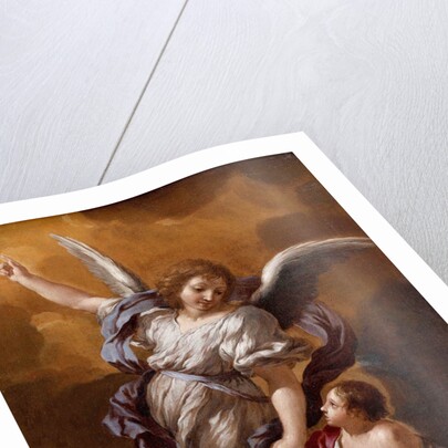 The Guardian Angel (after Pietro da Cortona) by Ciro Ferri