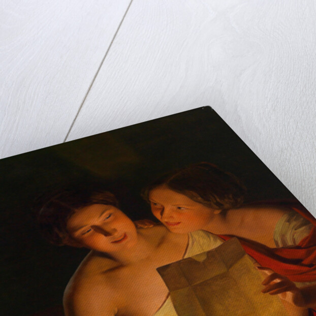 Love letter by Ferdinand Georg Waldmüller