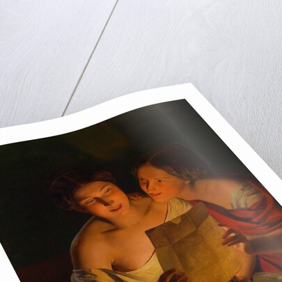 Love letter by Ferdinand Georg Waldmüller