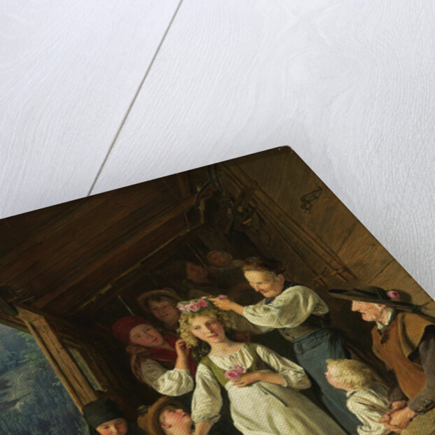 The Bridesmaid by Ferdinand Georg Waldmüller