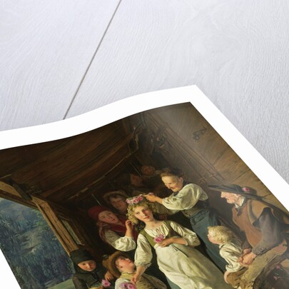 The Bridesmaid by Ferdinand Georg Waldmüller