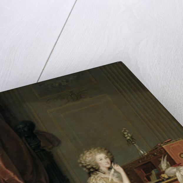 Portrait of Marie Louise of Savoy, Princess of Lamballe by Anton Hickel