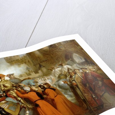 Entry of Charles VII into Rouen, 10 November 1449 by Henri Decaisne