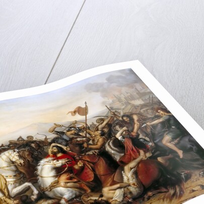 The Battle of Saucourt-en-Vimeu on 3 August 881 by Jean-Joseph Dassy
