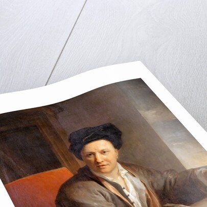 Portrait of the author Bernard le Bovier de Fontenelle by Louis Galloche