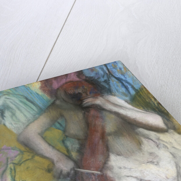 Woman Combing Her Hair by Edgar Degas