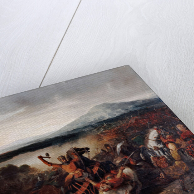 Roger I of Sicily at the Battle of Cerami in 1061 by Prosper Lafaye