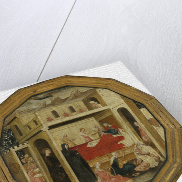 The Montauri birth tray by Bartolomeo di Fruosino