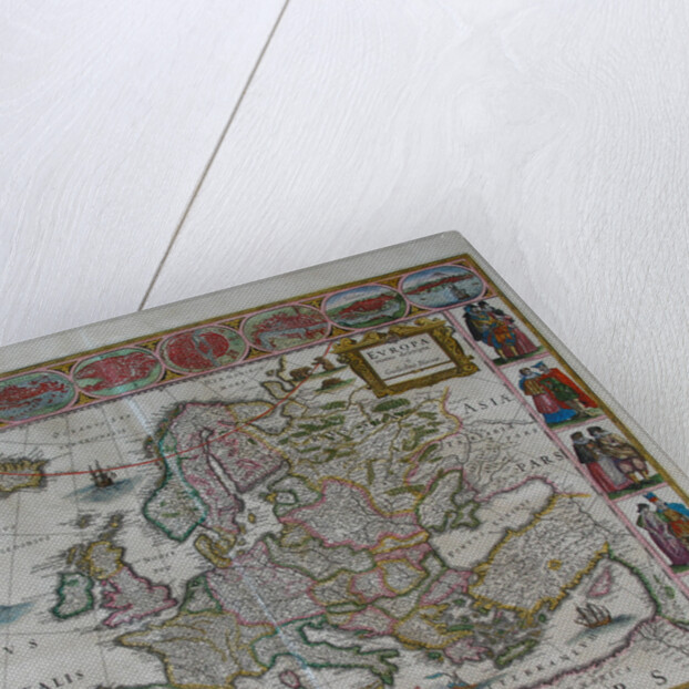 Europe Map by Joan Blaeu