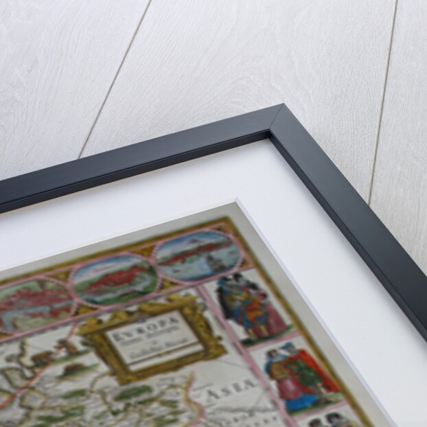Europe Map by Joan Blaeu