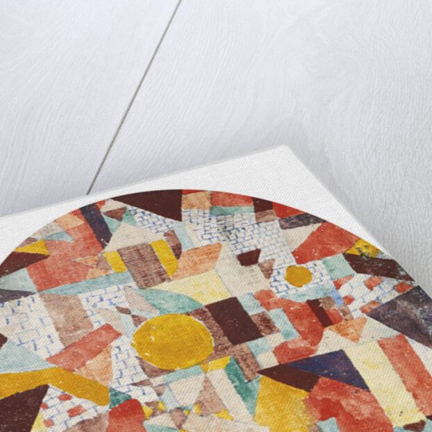 Full moon within walls by Paul Klee