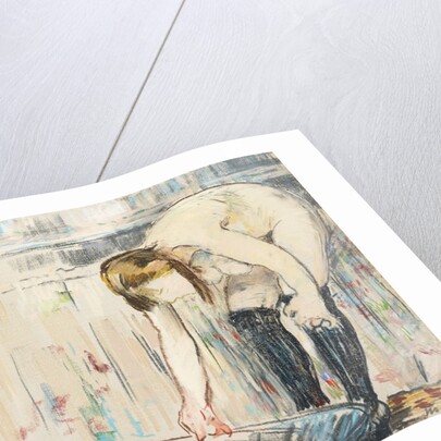 Femme au tub by Édouard Manet