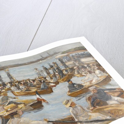 Summer Evening on the Alster-River, Hamburg by Max Liebermann