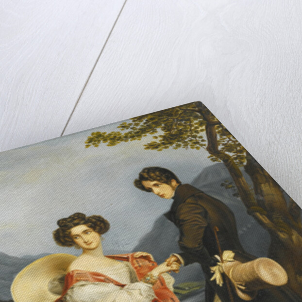 Duke Maximilian Joseph in Bavaria and Ludovika of Bavaria at Schloss Tegernsee by Joseph Karl Stieler