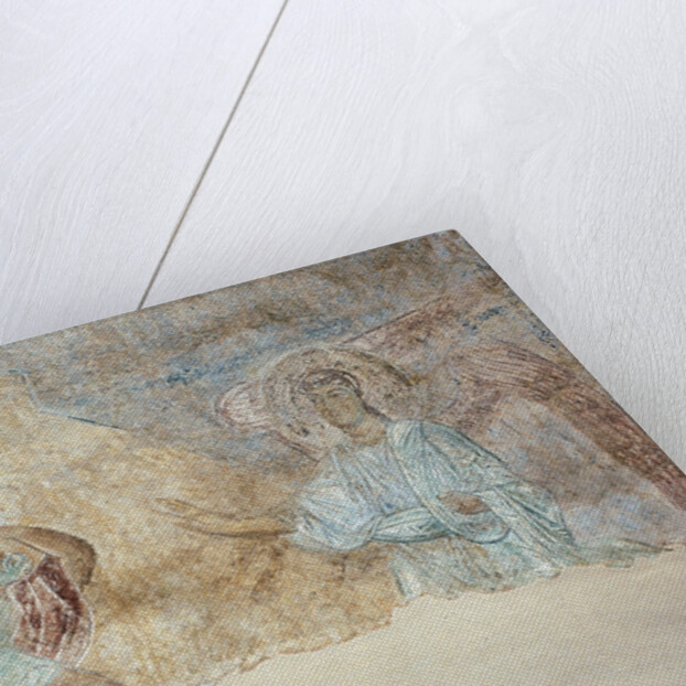 Balaam and the angel by Ancient Russian frescos