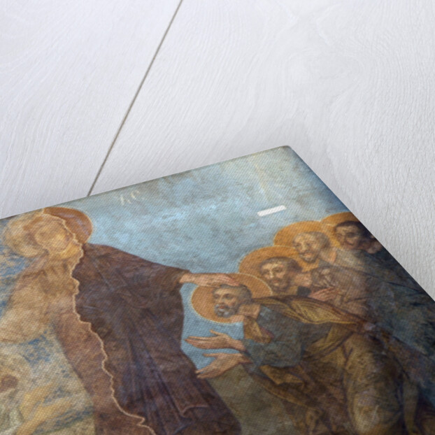The Pentecost by Ancient Russian frescos