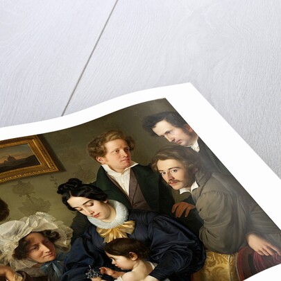The Schadow Circle. (The Bendemann Family and their Friends) by Eduard Bendemann