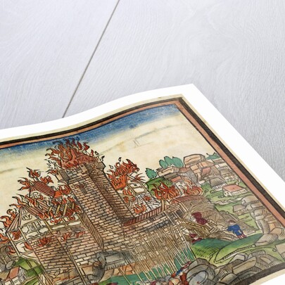 Destruction of the Krögelstein Castle by the Swabian League by Hans Wandereisen