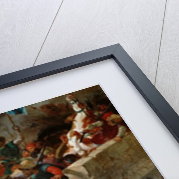 The Battle of Taillebourg, 21st July 1242 by Eugène Delacroix