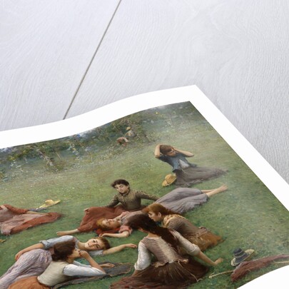 After the Game by Fausto Zonaro